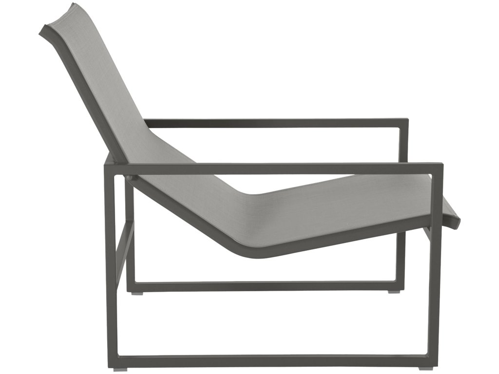 Serenata Sling Wrought Aluminum Outdoor Easy Lounge Chair - image 3