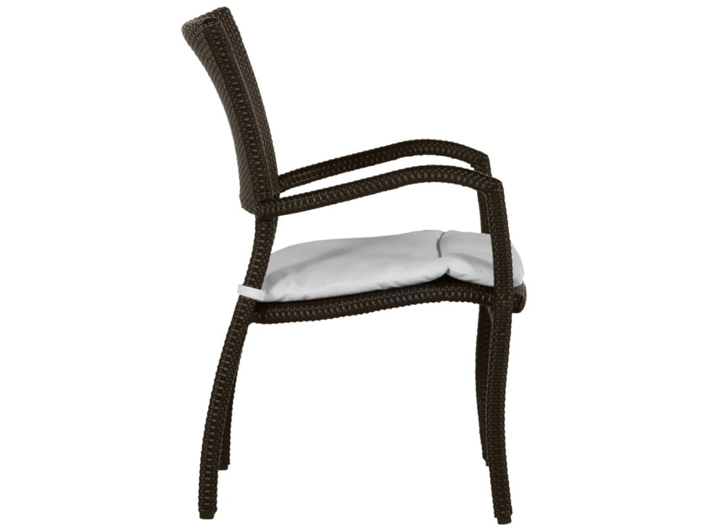 Skye Woven N-Dura Resin Wicker Stackable Outdoor Arm Chair - image 3