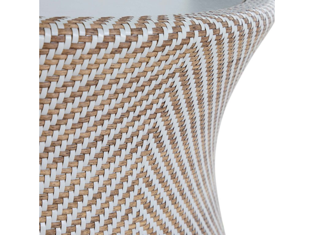 Bari N-Dura Resin Wicker Outdoor Round Coffee Table - image 5
