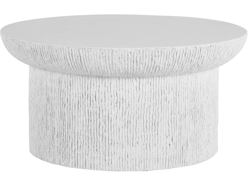Brant Cast Stone Round Coffee Table - image 3