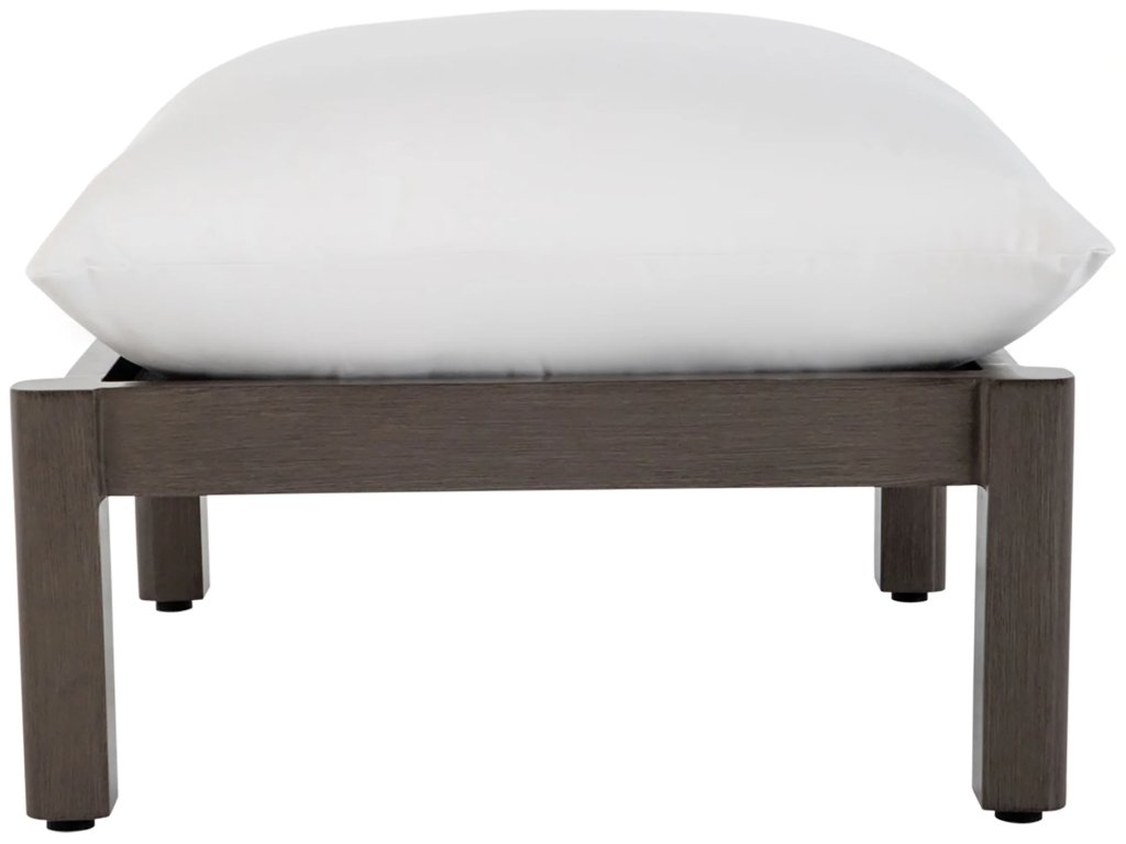 Monterey Wrought Aluminum Outdoor Ottoman - image 3