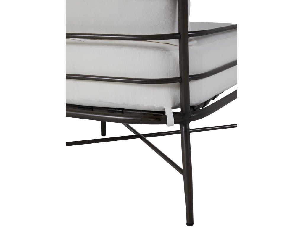 Carmel Wrought Aluminum Outdoor Sofa - image 3