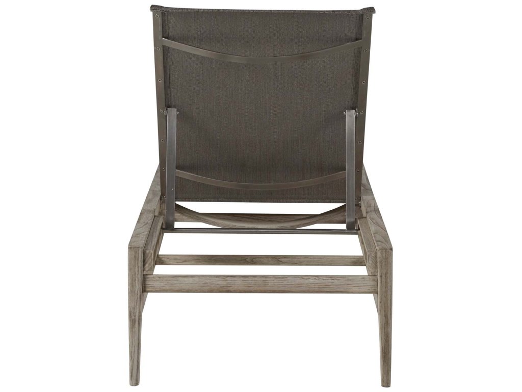 Coast Teak Sling Outdoor Chaise Lounge - image 4
