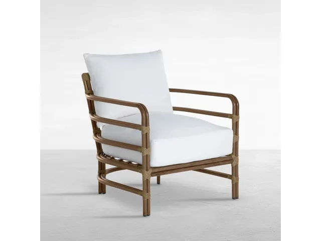 Malibu N-Dura Resin Wicker Outdoor Lounge Chair High Back