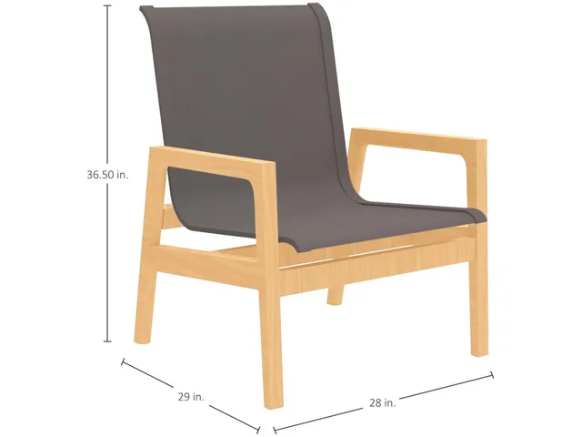 Seashore N-Dura Wood Outdoor Lounge Chair - Alternative View