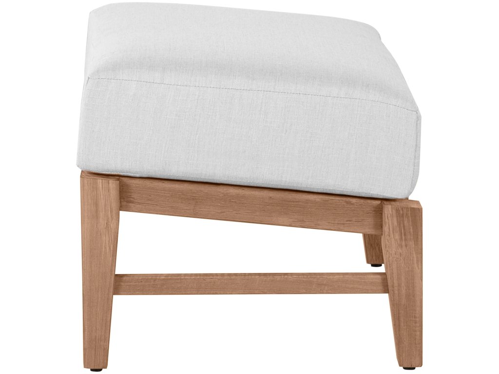 Croquet Teak Outdoor Ottoman - image 4