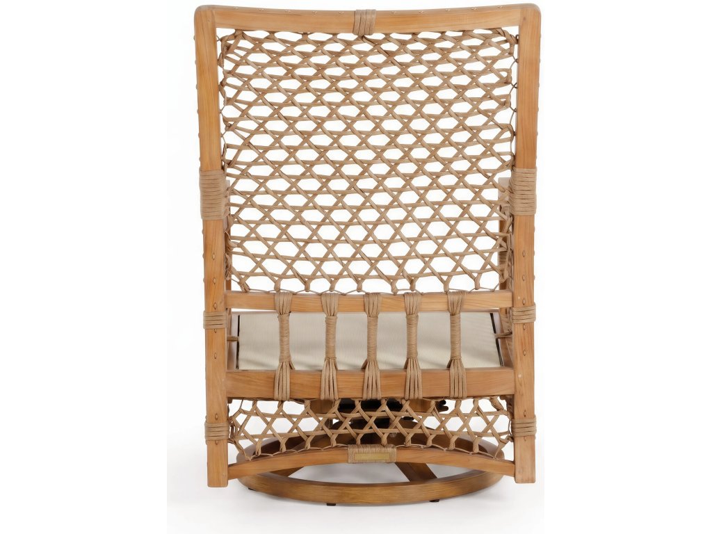 Aspen Teak Outdoor Swivel Lounge - image 6