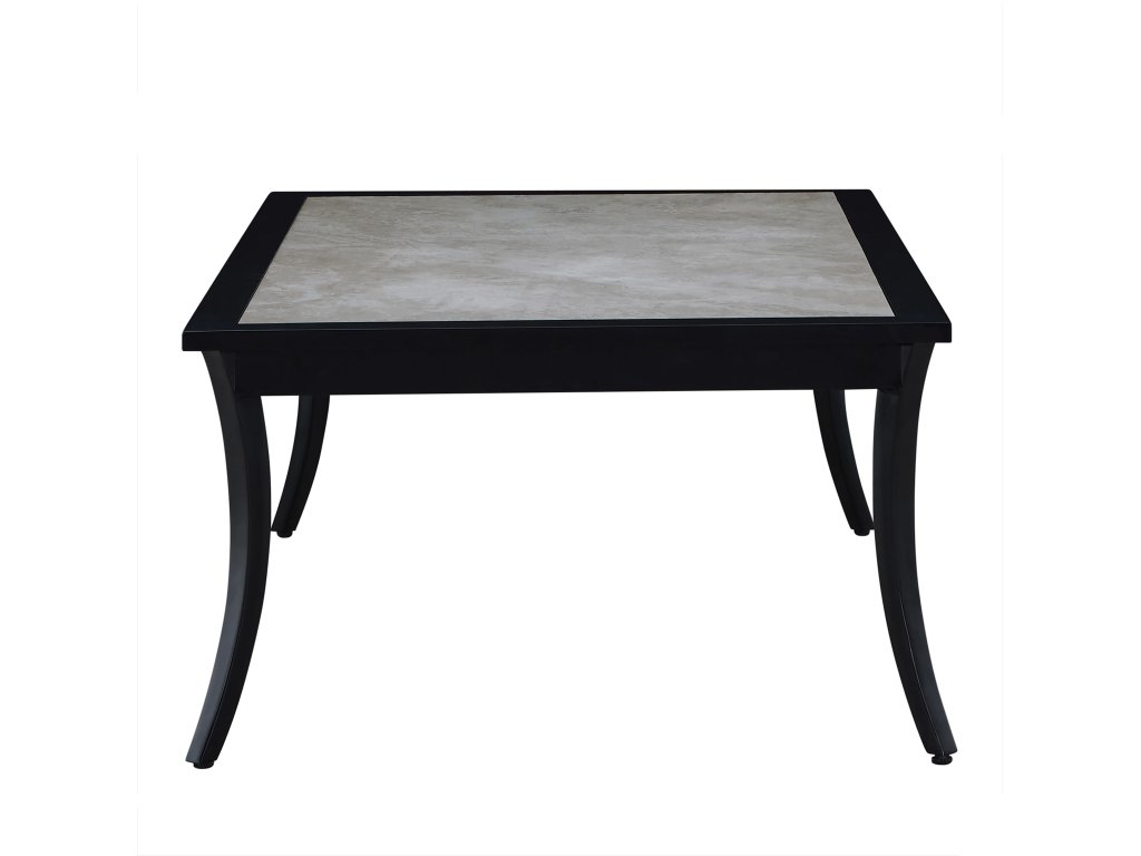 Bermuda Aluminum with Porcelain Top Rectangle Coffee Table - image 4