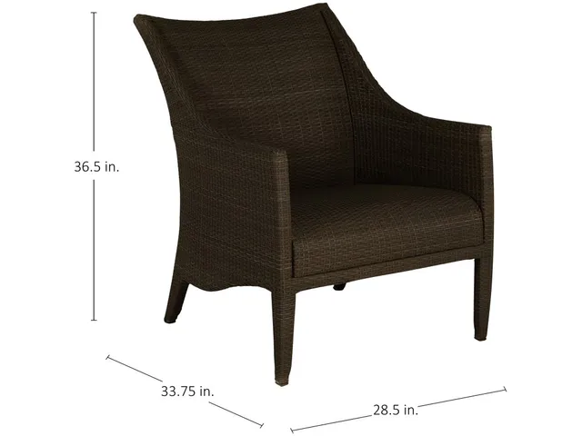 Athena Plus Woven N-Dura Resin Wicker Outdoor Lounge Chair - Alternative View