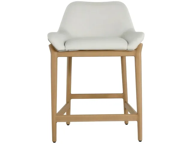 Palma N-Dura Resin Wicker Outdoor Counter Stool - Alternative View