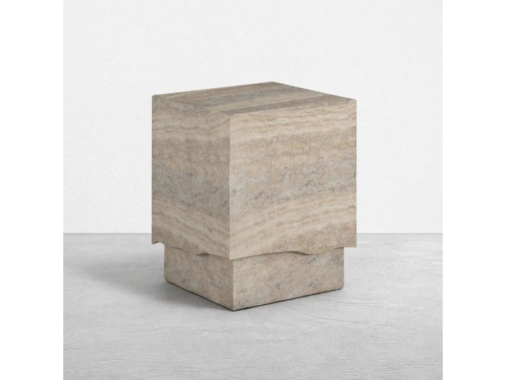 Glen Cast Stone Side Table - main image