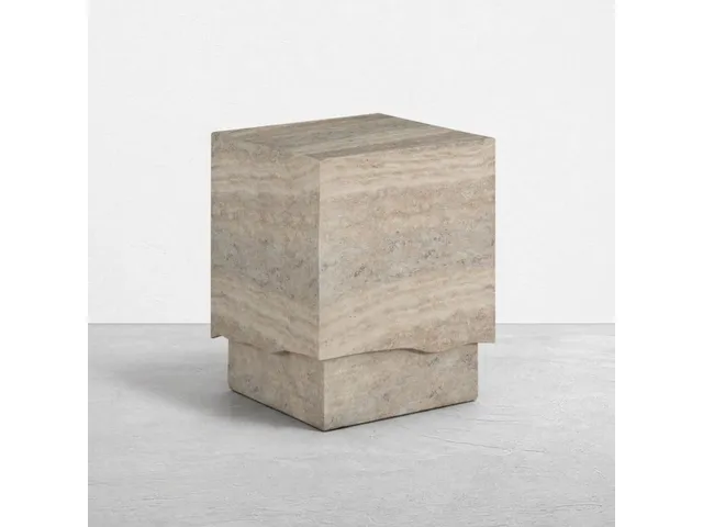 Glen Cast Stone Side Table