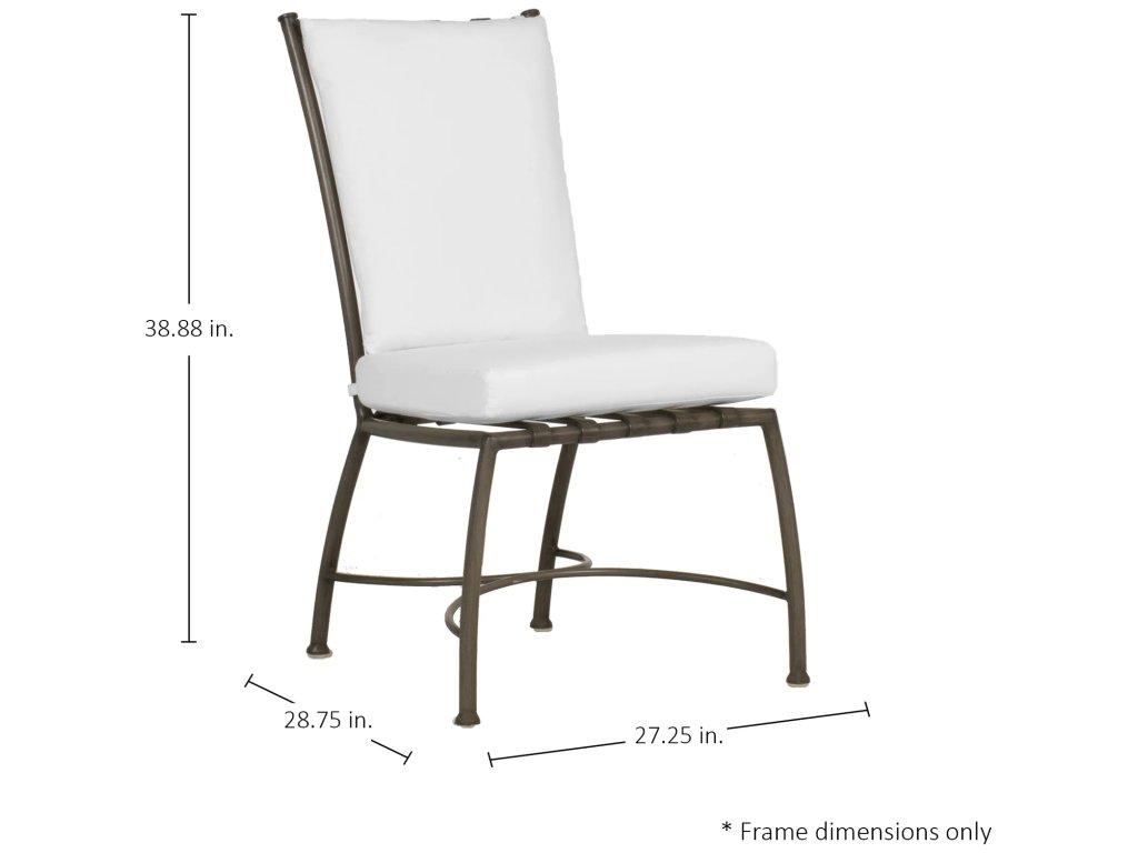 Majorca Wrought Aluminum Outdoor Side Chair - image 1