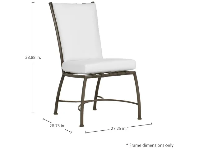 Majorca Wrought Aluminum Outdoor Side Chair