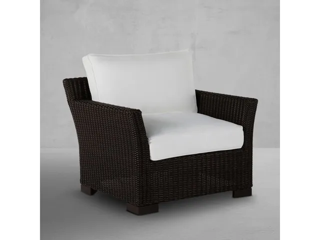 Club Woven N-Dura Resin Wicker Outdoor Lounge Chair