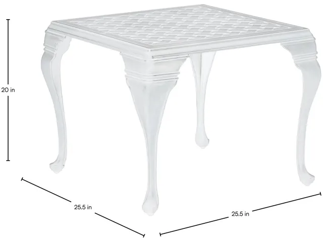 Provance Aluminum Square Outdoor End Table 25.5 in. W x 20 in. H - Alternative View
