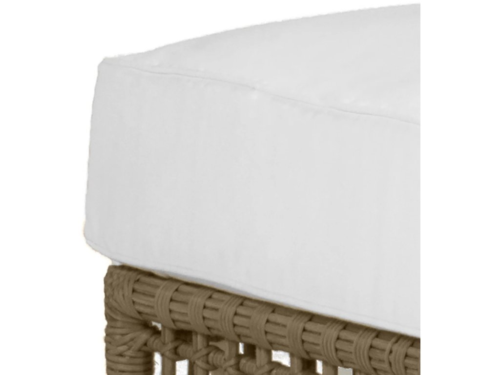 Newport N-Dura Resin Wicker Outdoor Woven Ottoman - image 8