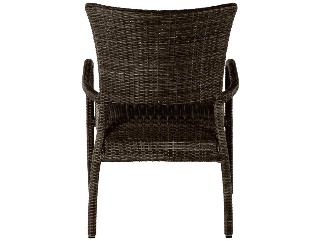 Skye Woven N-Dura Resin Wicker Stackable Outdoor Arm Chair - image 4
