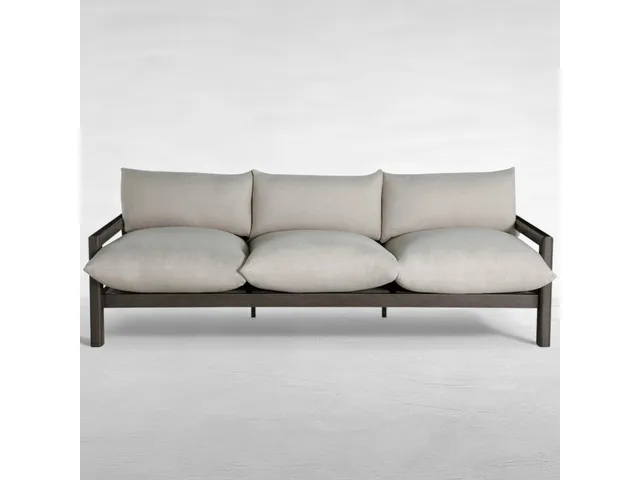 Monterey Wrought Aluminum Outdoor Sofa