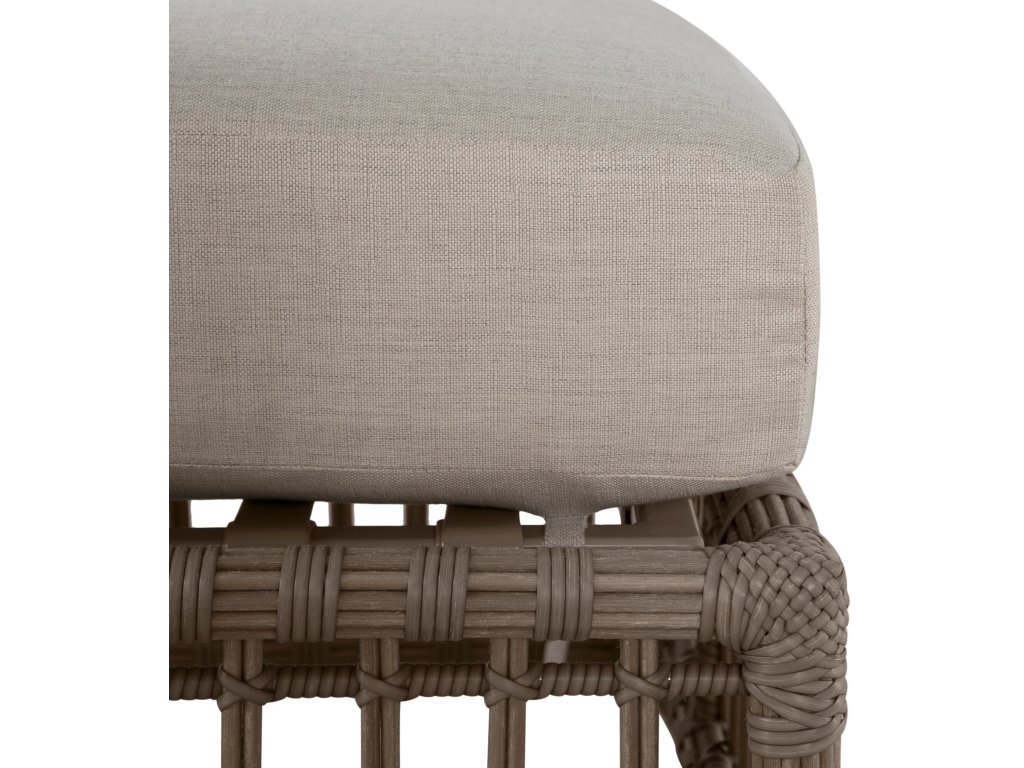 Newport N-Dura Resin Wicker Outdoor Woven Ottoman - image 10