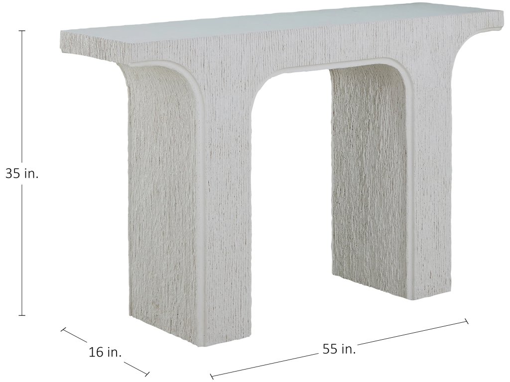 Cavi Cast Stone Console Table - main image