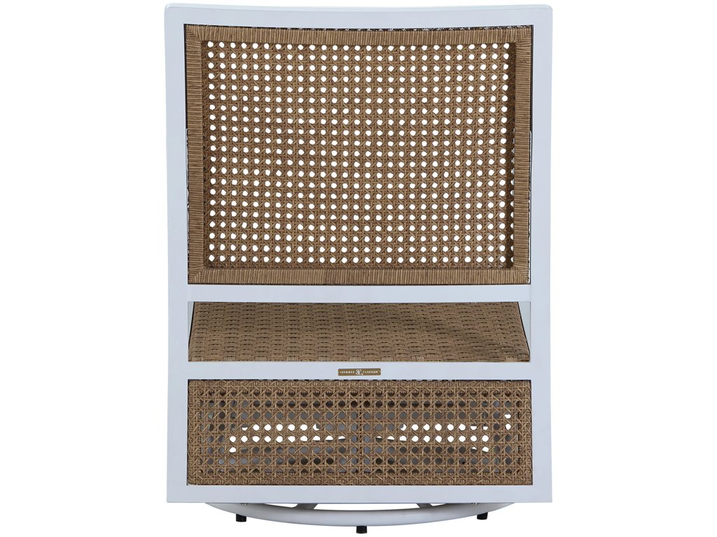 Bermuda Aluminum and Cane Glider Lounge - image 7
