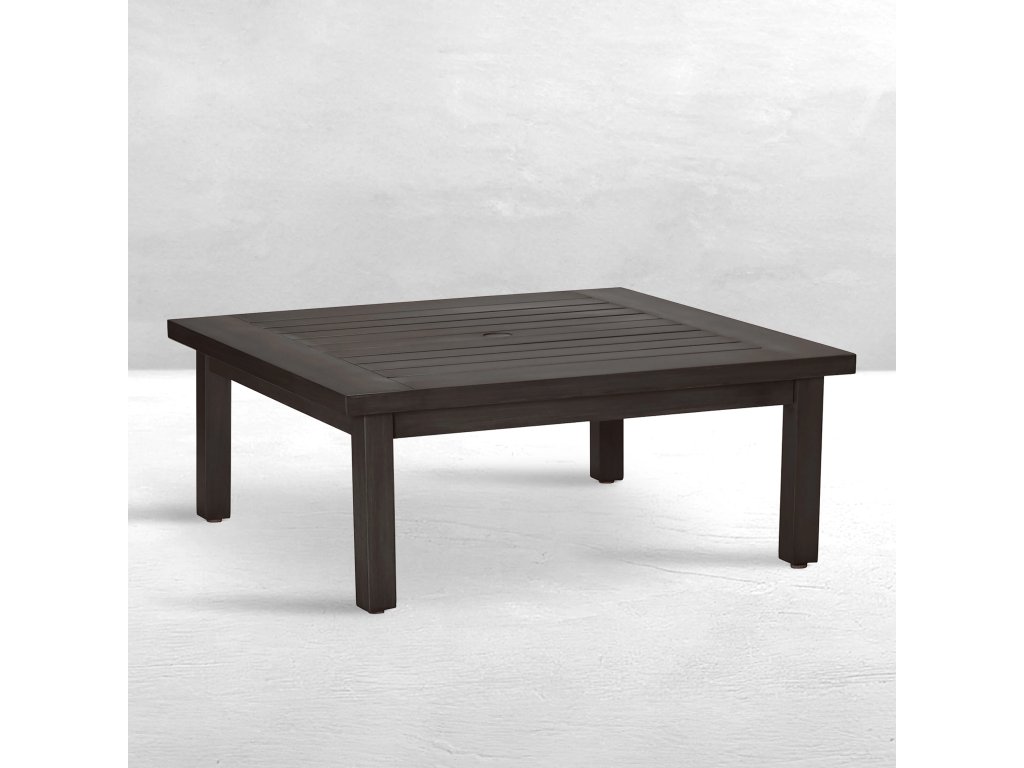 Club Aluminum Square Outdoor Coffee Table - main image