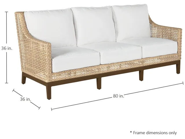Peninsula N-Dura Resin Wicker Outdoor Sofa - Alternative View
