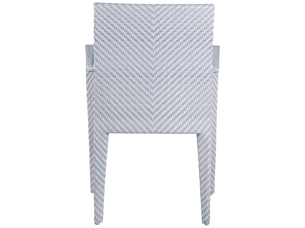 Bari N-Dura Resin Wicker Stacking Arm Chair - image 4