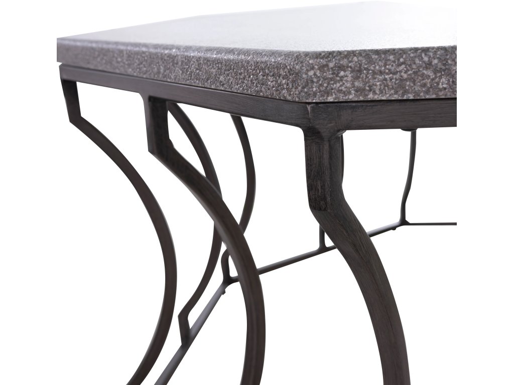 Audrey Wrought Iron Octagonal Outdoor Coffee Table 39 in. W x 16. 25 in. H - image 6