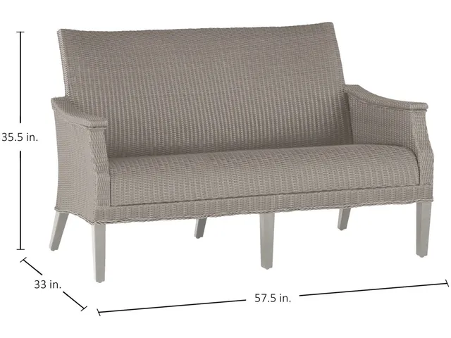 Bentley N-Dura Resin Wicker Outdoor Loveseat - Alternative View
