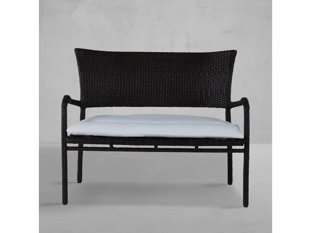 Skye N-Dura Resin Wicker Outdoor Woven Bench 44.5 in.