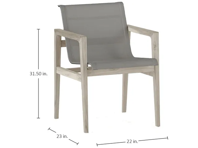 Coast Teak Outdoor Seating Arm Chair - Alternative View