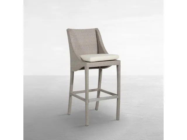 Athena Woven N-Dura Resin Wicker Outdoor Bar Stool