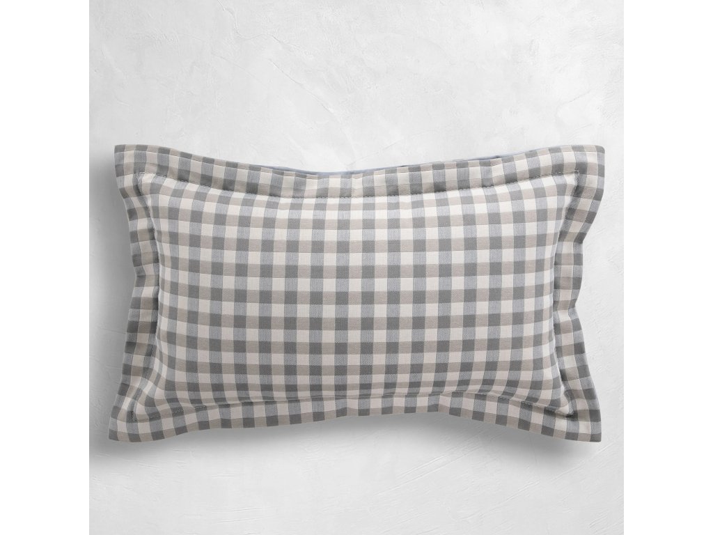 Check Plaid Outdoor Lumbar Pillow - main image