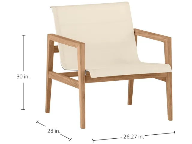 Coast Teak Outdoor Lounge Chair - Alternative View