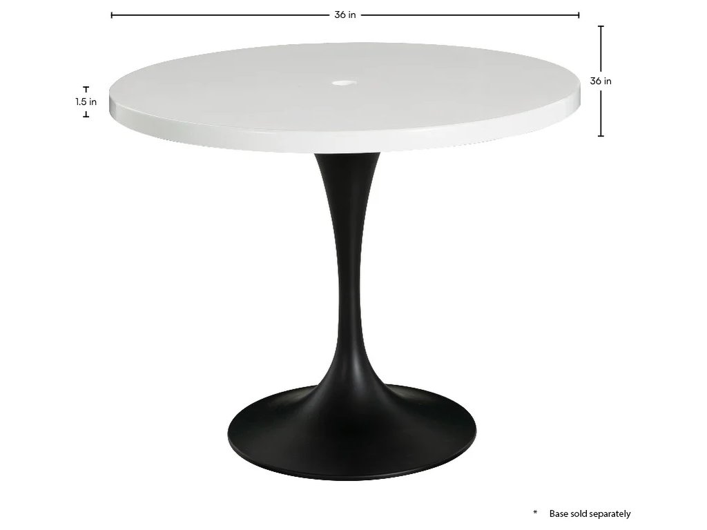 Plateau Stone Round Outdoor Table Top 36 in. W x 1.5 in. H - image 1