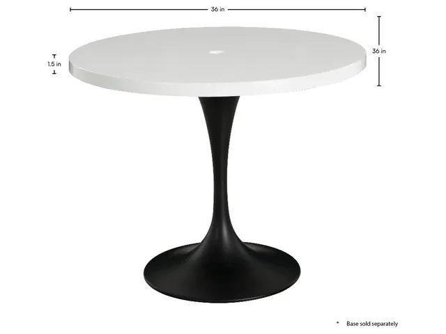 Plateau Stone Round Outdoor Table Top 36 in. W x 1.5 in. H - Alternative View