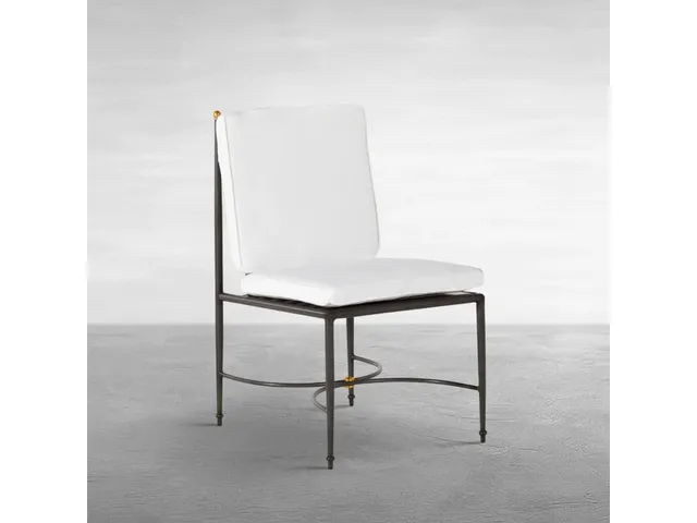 Roma Wrought Aluminum Outdoor Side Chair