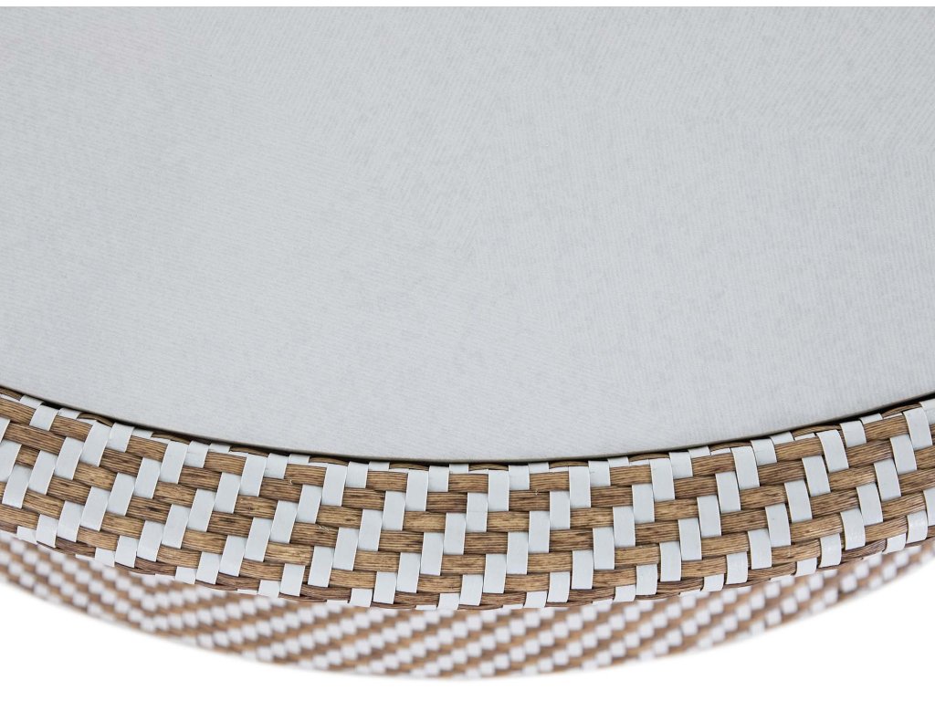 Bari N-Dura Resin Wicker Outdoor Round Coffee Table - image 4