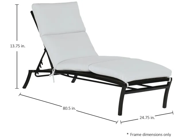 Aire N-Dura Resin Wicker Outdoor Chaise Lounge - Alternative View
