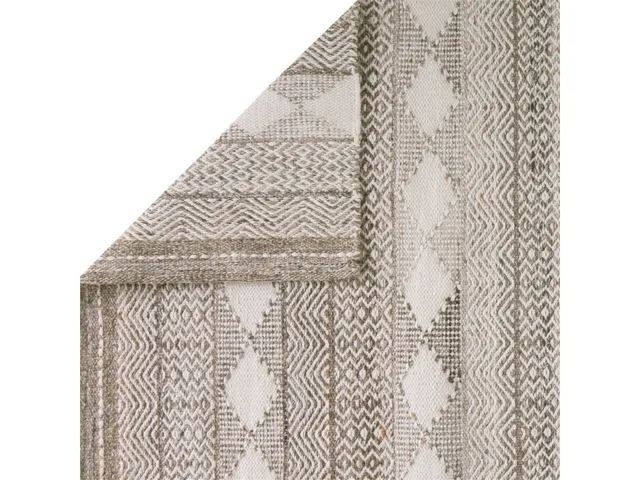 Checkmate Stripe Outdoor Area Rug - Alternative View