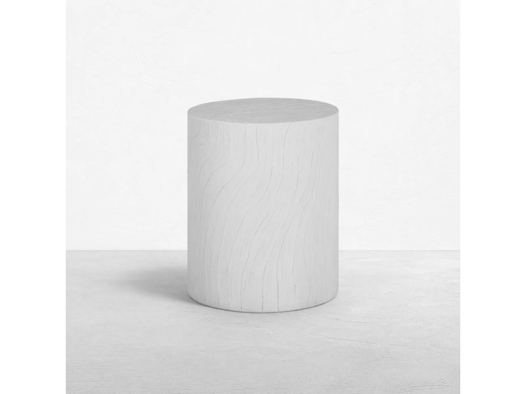 Ridge Cast Stone Side Table - main image