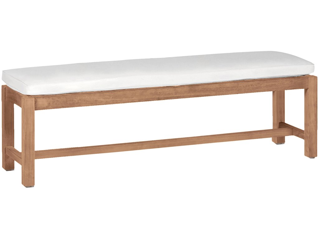 Club Teak Outdoor Backless Bench 59 in. - image 2