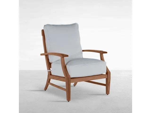 Croquet Teak Outdoor Lounge Chair