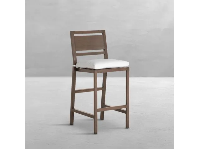 Avondale Wrought Aluminum Outdoor Bar Stool