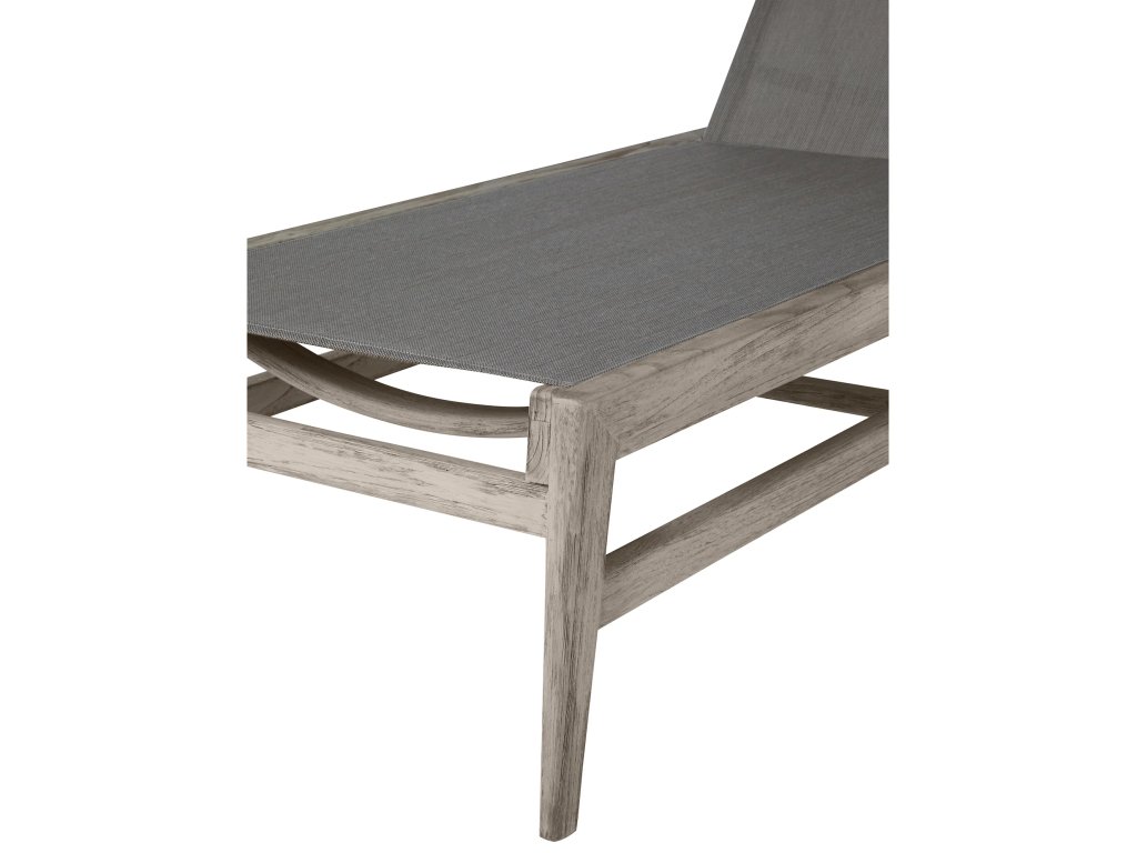 Coast Teak Sling Outdoor Chaise Lounge - image 6
