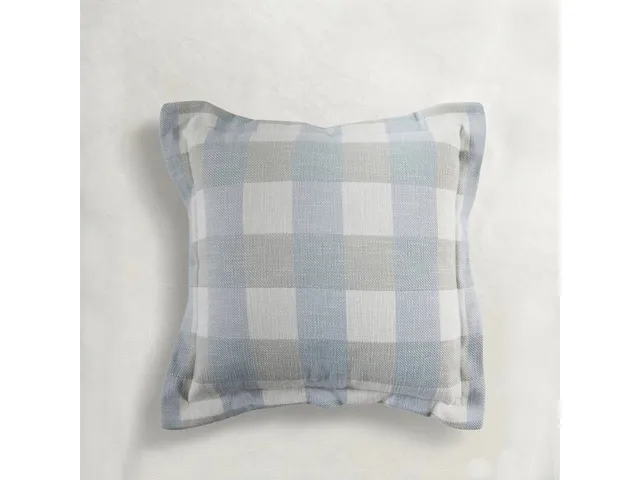 Plaid Outdoor Throw Pillow
