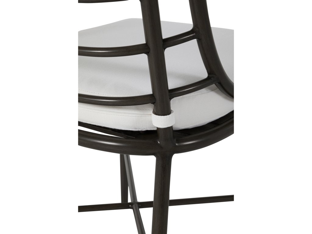Carmel Wrought Aluminum Outdoor Seating Side Chair - image 2
