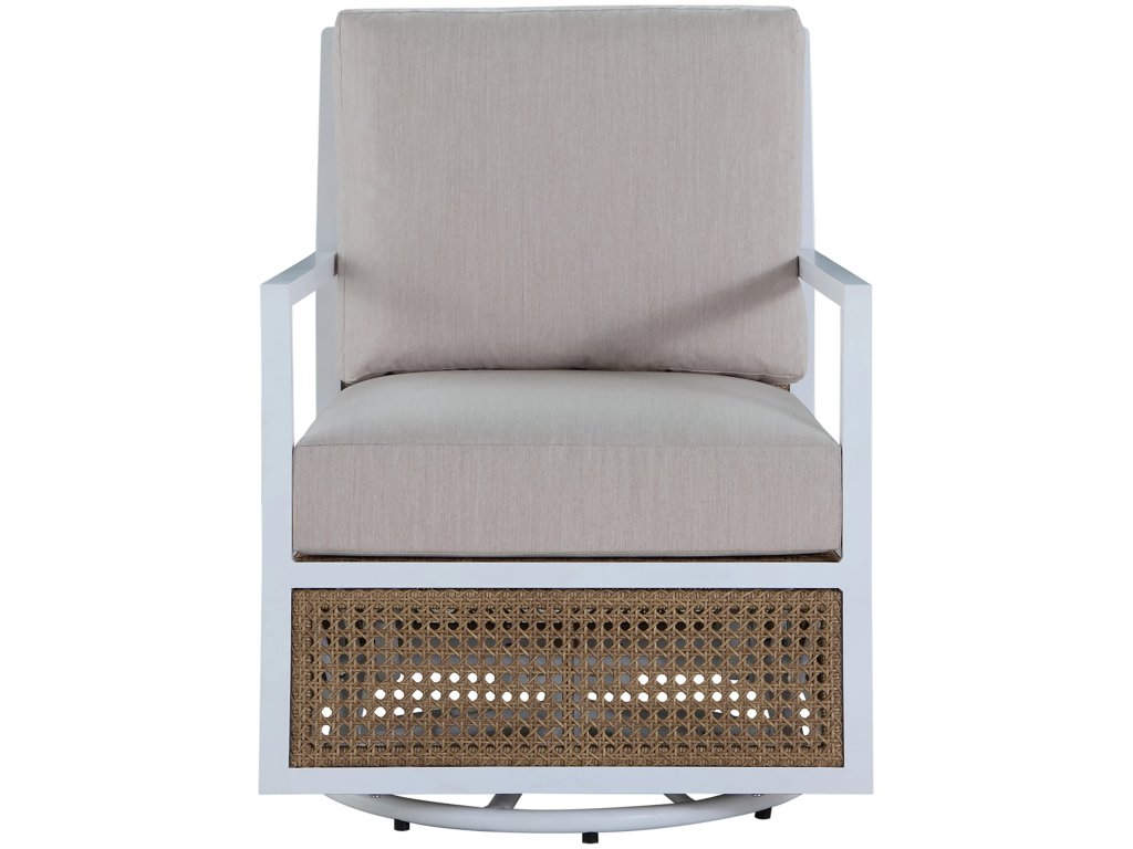 Bermuda Aluminum and Cane Glider Lounge - image 2